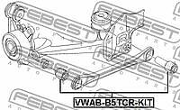 FEBEST vwab-b5tcr-kit (VWABB5TCRKIT) сайлентблок задней поперечной тяги комплект Audi (Ауди) a6 allroad (4b / c5) 1999-2005