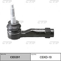 CTR CE0291 (CE0291) наконечник рулевой тяги Chevrolet (Шевроле) cruze 10-, orlando 11- ( cekd-19) ce0291