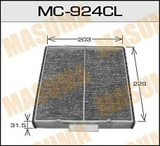 MASUMA MC-924CL (06801S10000 / 08R79S04A00 / 80290ST3E01) фильтр салонный уголь. Honda (Хонда) Civic (Цивик) 95-00, cr-v 95-01