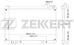 ZEKKERT mk-1195 (21460CG000 / 21460CM80B) радиатор охлаждения двигателя Infiniti (Инфинити) fx (s50) 03-
