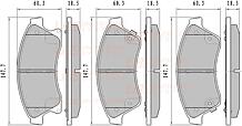 UBS bp1104007 (05P1581 / 0986494433 / 0986494434) премиум тормозные колодки Opel (Опель) Astra (Астра) j 09- / 12- / 14- / mokKa (Ка) 12- / Zafira (Зафира) c 11- / 14- / Chevrolet (Шевроле) aveo (t300)