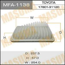 MASUMA MFA-1138 (1780131120 / 17801AD010 / A1015) фильтр воздушный\ Toyota (Тойота) Rav 4 (Рав 4) 2.0 / 2.4 / 3.5 06>