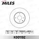 MILES K001192 (K001192) диск тормозной передний d278мм Chevrolet (Шевроле) epica 2.0-2.5 05- (trw df6031) k001192