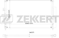 ZEKKERT mk-3055 (80110SNAA01 / 80110SNBA41 / 80110SNBA42) радиатор кондиционера Honda (Хонда) Civic (Цивик) vIIi 05-