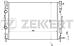 ZEKKERT mk-1176 (7711135784 / 8200115542) радиатор охлаждения двигателя Renault (Рено) grand Scenic (Сценик) II 04- Megane (Меган) II 02- Scenic (Сценик) II 03-