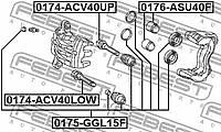 FEBEST 0175-GGL15F (0175GGL15F) ремкомплект суппорта тормозного переднего подходит для Lexus (Лексус) rx270 / 350 / 450h agl10,ggl15,gyl1 2008.12- [gr] 0175-ggl15f