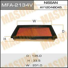 MASUMA MFA-2134 (16546ED000 / 16546ED500 / 1N0813Z40) фильтр воздушный \ Nissan (Ниссан) note / Micra (Микра) / tIIda 1.6 / 1.8 / qashqai 1.5dci 05>
