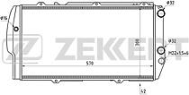 ZEKKERT mk-1021 (431121109H / 431121251 / 431121251A) радиатор охлаждения двигателя Audi (Ауди) 100 II III 76- 200 I II 79-