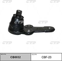 CTR CB0032 (CB0032) опора шаровая ford: Focus (Фокус) 98-04, Focus (Фокус) седан 99-05, Focus (Фокус) универсал 99-05