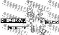 FEBEST NSI-J31LOWF  проставка пружины нижняя Nissan (Ниссан) teana j31 2006.04-2008.02 nsi-j31lowf
