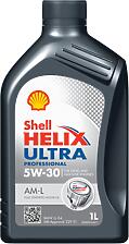 SHELL 550046302 (5w30) масло моторное shell helix ultra professional am-l 5w-30 1л