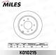 MILES K010215 (K010215 / K010215_MI) диск тормозной задний d262мм.  Matrix (Матрикс) 01- / Sonata (Соната) 98- /  Magentis (Маджентис) 01- (trw df4286) k010215