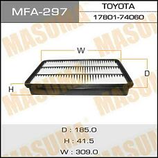 MASUMA MFA-297 (1780103010 / 1780174060 / A174) фильтр воздушный\ Toyota (Тойота) Camry (Камри) 2.2 / 3.0 91> / Lexus (Лексус) rx 3.0 00>