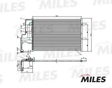 MILES accb010 (ACCB010) конденсер Mazda (Мазда) 3 1.6 / 2.0 03-