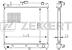 ZEKKERT mk-1511 (1770080A00 / 1770081A00 / 1770081A00A00) радиатор охлаждения двигателя Suzuki (Сузуки) jimny (sn) 98-