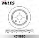 MILES K011680 (K011680) диск тормозной задний Nissan (Ниссан) tIIda 07- (trw df6317) k011680