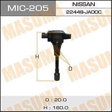 MASUMA MIC-205 (224481KT0A / 22448ED000 / 22448JA00C) катушка зажигания\ Nissan (Ниссан) qashqai / altima 1.2-2.5 01>