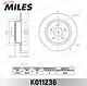 MILES K011236 (K011236) диск тормозной задний Ford (Форд) c-max 10- / kuga 13- (trw df6150) k011236
