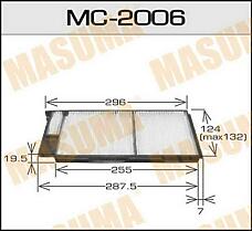 MASUMA MC-2006 (8856860010) фильтр салона\Toyota (Тойота) Land Cruiser (Ленд Крузер) j100 4.2td 98-07, Lexus (Лексус) lx 4.7i 02-07