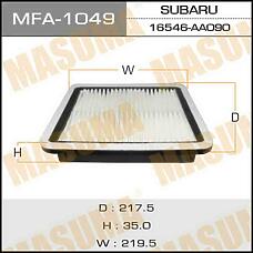 MASUMA MFA-1049 (16546AA090 / 16546AA120 / 16546AA12A) фильтр возд.Subaru (Субару) Legacy (Легаси) / Impreza (Импреза) / Forester (Форестер) / tribeca 2003=>