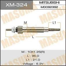 MASUMA XM324 (MD082832 / MD092392) свеча накаливания 6,2v\ Mitsubishi (Мицубиси) galant / Pajero (Паджеро) / Lancer (Лансер) 1.8d / 2.0d / 2.5d 86>